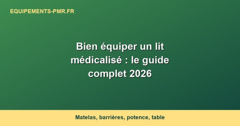 Équipement lit médicalisé