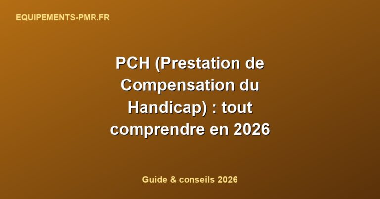 PCH (Prestation de Compensation du Handicap) : tout comprendre en 2026
