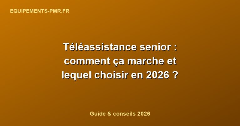 Téléassistance senior : comment ça marche et lequel choisir en 2026 ?